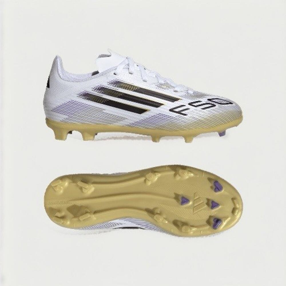 adidas F50 League FG/MG Road to Glory Soccer Cleats Youth 5.5 5.5Y JH7745 White